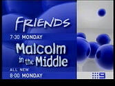 Channel Nine - Friends/Malcolm in the Middle Promo Endtag - NWS-9 24/5/2003