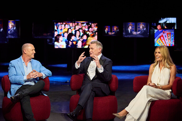 7NEWS Spotlight Presents 70 Years of 7 Larry Emdur, Host Michael Usher and Sonia Kruger