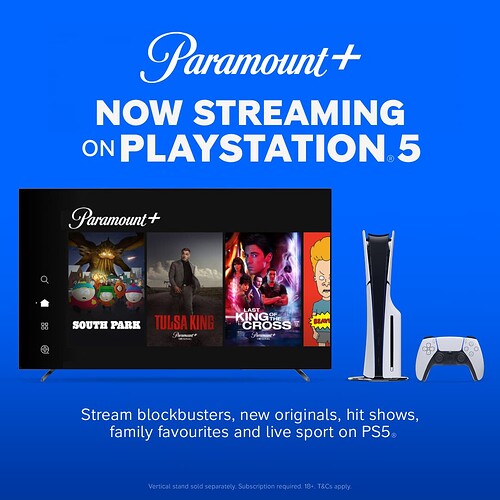 Paramount+ Now Available On Playstation®5 Console In Australia