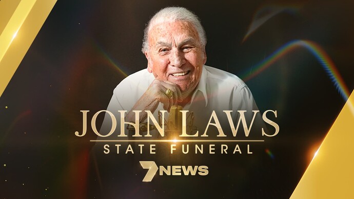 7NEWS - John Laws State Funeral