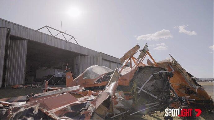 7NEWS Spotlight - wrecked Pitts S1‑11X aircraft