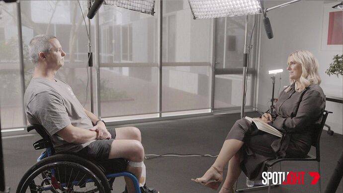 7NEWS Spotlight - Veteran stunt pilot Glenn Collins and 7NEWS Reporter Kristy Mayr