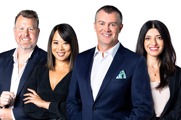 Paramount Australia & New Zealand Sales LeadersNick Bower, Diane Ho, Grant Madigan, Tamar Hovagimian.
