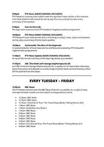 PTV News Channel schedule-04