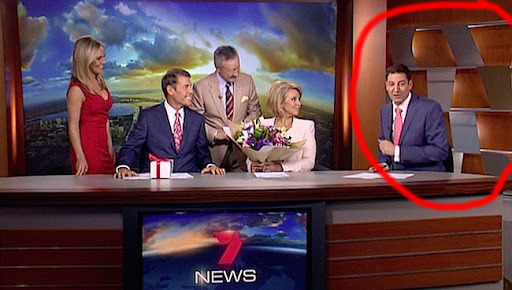 Seven News Perth set