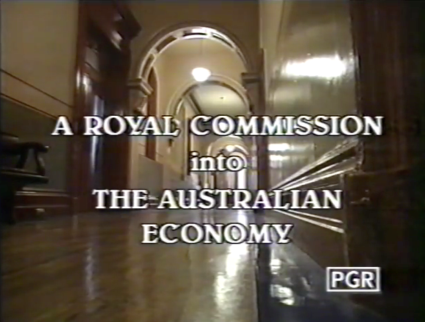 A Royal Commission into the Australian Economy (5 May 1993)