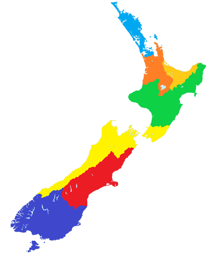 Regional colour variations