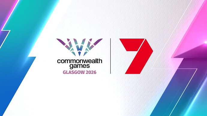 Glasgow 2026 Commonwealth Games on Seven logo
