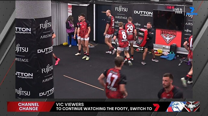 7mate AFL Friday pre game Ch Change