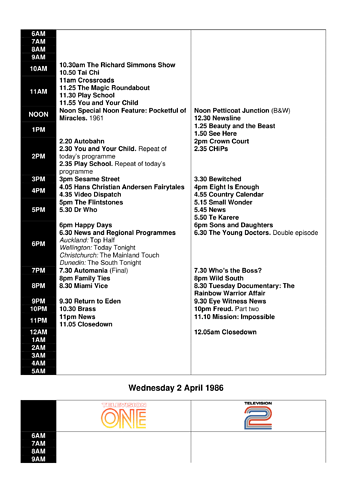This week's TV - 29 March - 4 April 1986-4