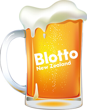 "Blotto NZ" (mock/customised logo)