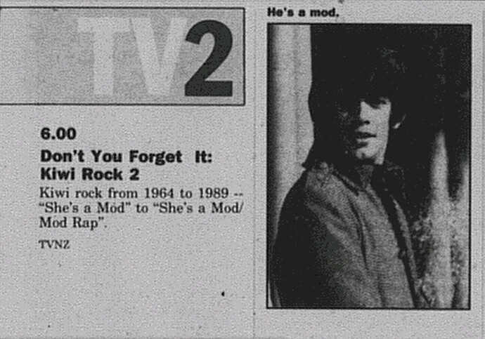 The Channel 2 Coca-Cola Music Weekend (Sun 26 Nov 1989 - 6pm)