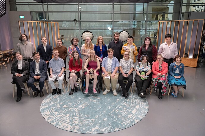 TheAssemblyS2. The Students and Mentor Leigh Sales. Ep1. Image Courtesy of ABC.9091