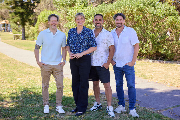 Charlie, Johanna, Adam and Colin - Better Homes and Gardens 2026 - Credit Jeremy Greive_resize