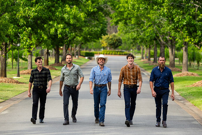 FWAW S16 - (L-R) FARMERS ALEX, JARRAD, DYLAN, ZAC, JASON