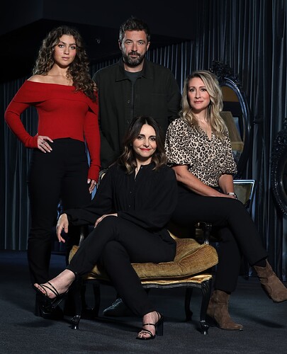 HEAT cast - Matia Marks, Darren McMullen, Pia Miranda and Jane Allsop (Photo by Adam Haddrick) 2