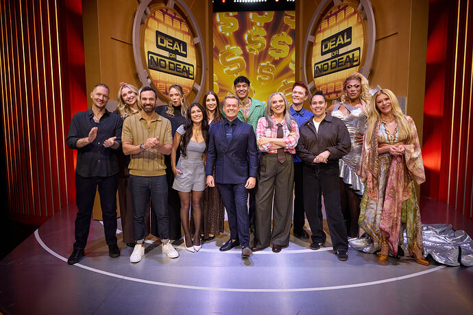 DOND Celebrity Jackpot Cast of The Traitors August 10 Photography Credit David Cook