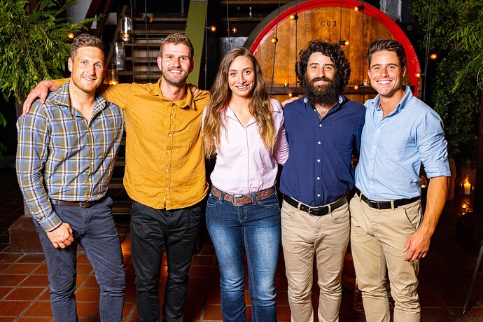 FWAW 2022 (L-R) Farmers Ben, Harry, Paige, Benjamin and Will