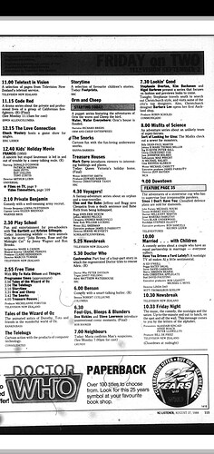 6. Friday 2 September 1988 (Network Two)