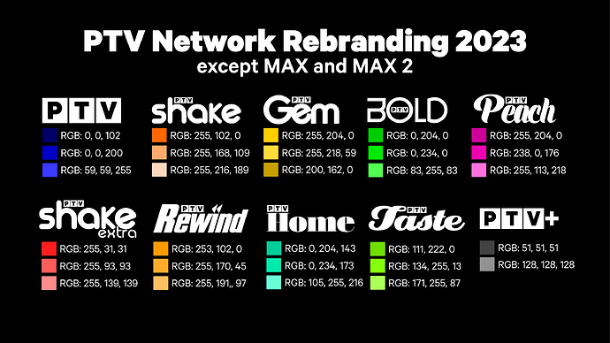 PTV Network rebranding 2023 (spring season)