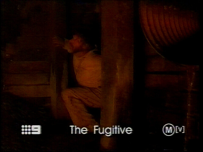 Nine PRG for "The Fugitive" - TCN-9 19/11/1995