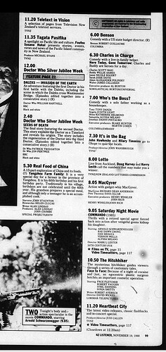 Doctor Who Silver Jubilee Week (Sat 19 Nov 1988)