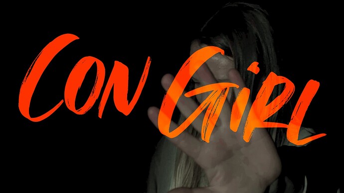 Con Girl - title treatment