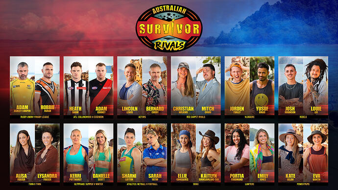 Australian Survivor Rivals Cast