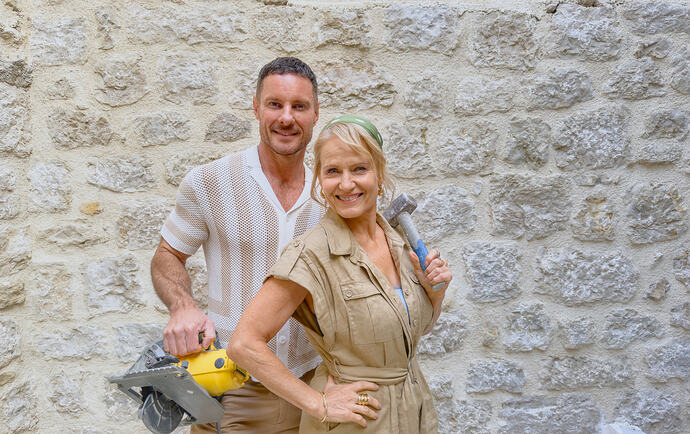 Darren Palmer and Shaynna Blaze