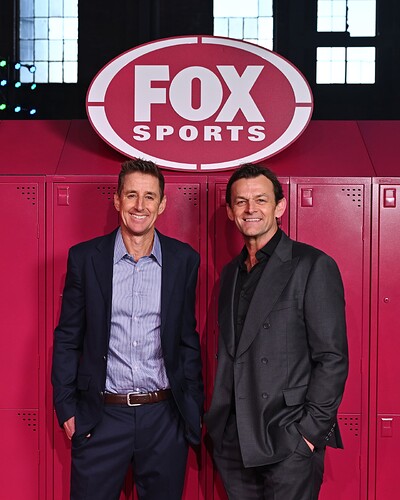 2026_UPFRONT_FOXTELMEDIA_Photo_00256_Mark Howard and Adam Gilchrist