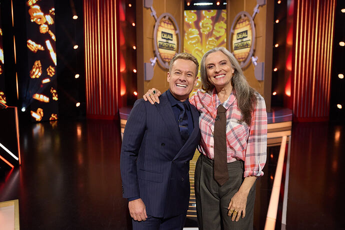 DOND Celebrity Jackpot Grant Denyer and Gretel Killeen August 10 Photography Credit David Cook