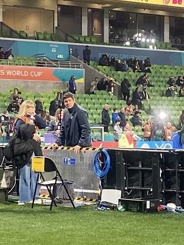 Pitch side positions at Melbourne Rectangular Stadium at the FIFA Women's World Cup 2023
