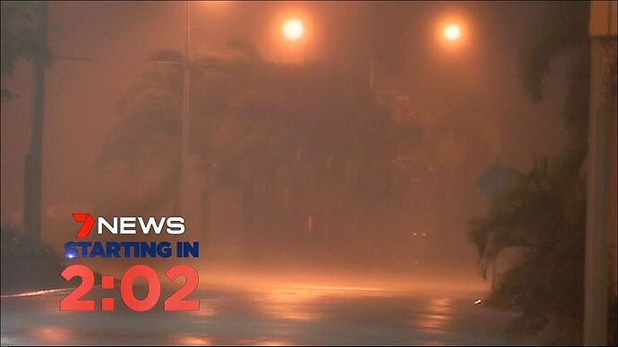 Seven News Brisbane countdown to 6pm news and opener Cyclone Debbie 28 Mar 2017.mp4_000000949