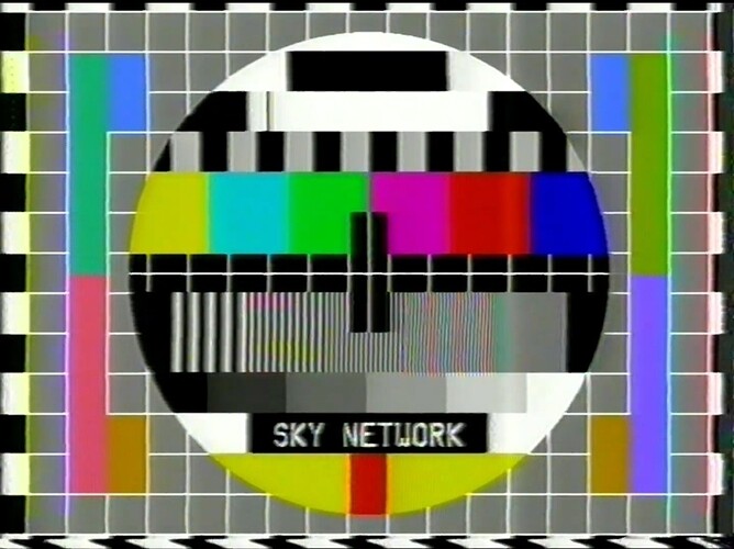 Sky NZ test card