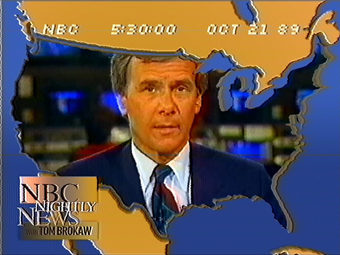 NBC7News 1989 VHS