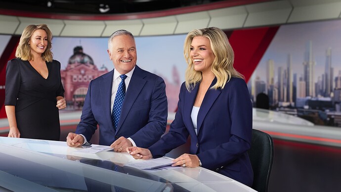 7NEWS Melbourne - Jane Bunn, Peter Mitchell, Rebecca Maddern