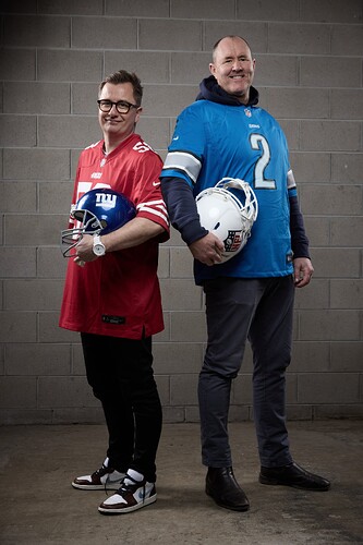 Cam Luke (L) and Ben Graham (R) host NFL Tailgate