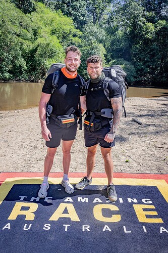 The Amazing Race Australia Celebrity Edition Teddy and Harry