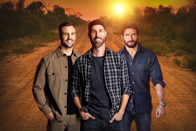 Top Gear Australia. Beau Ryan, Blair Joscelyne, Jonathan LaPaglia.