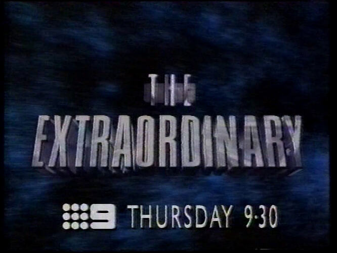 The Extraordinary Promo Endtag - TCN-9 19/11/1995