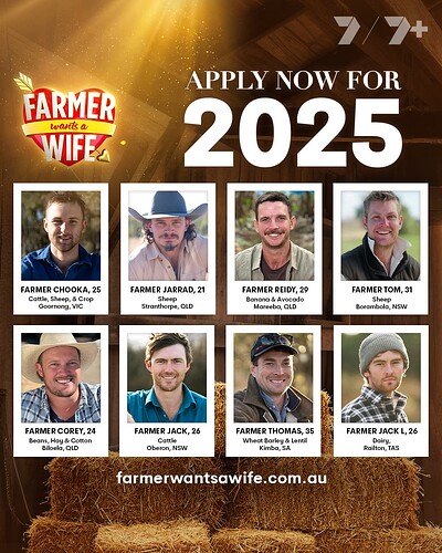 2025 Farmer Wants A Wife farmers