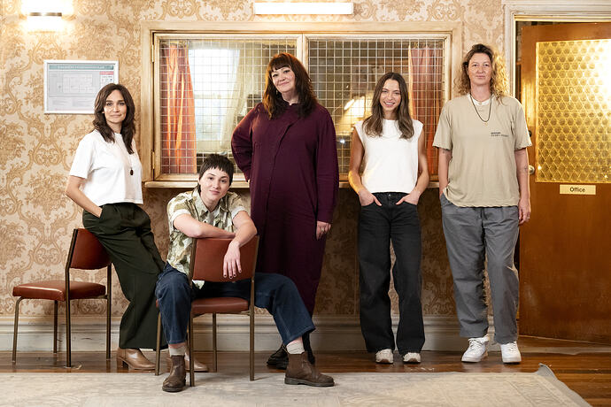 WWHH Nicole da Silva, Alex King, Katrina Milosevic, Chenile Chandler and Kate Box