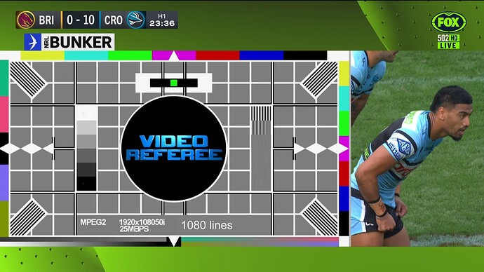 Fox NRL Bunker TV Card 2025