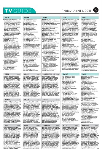 PerthTVGuide01042011