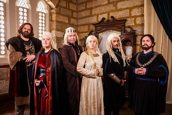 We Interrupt This Broadcast_ House of Dragons featuring L- R Greg Larsen, Bridie Connell, Duncan Fellows, Michelle Brasier, Arka Das and Ben Russell _Channel 7 05