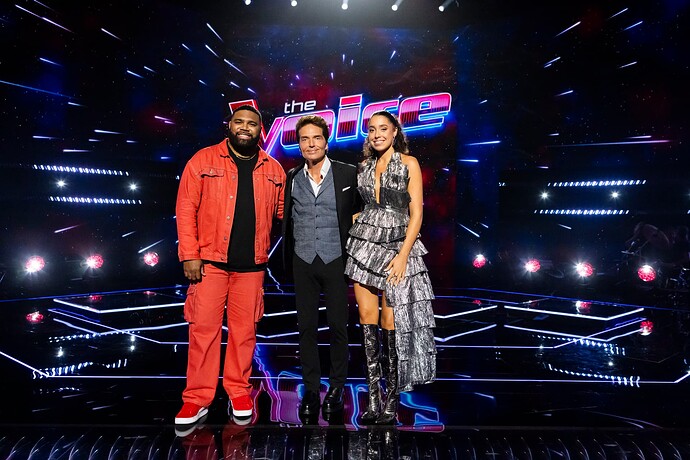 THE VOICE S14 - TEAM RICHARD SEMI FINALISTS JOSEPH VUICAKAU AND BELLA PARNELL
