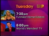 Funniest Home Videos/World's Weirdest TV Promo Endtag - TCN-9 19/11/1995