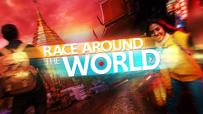 Race Around The World 2026 Logo