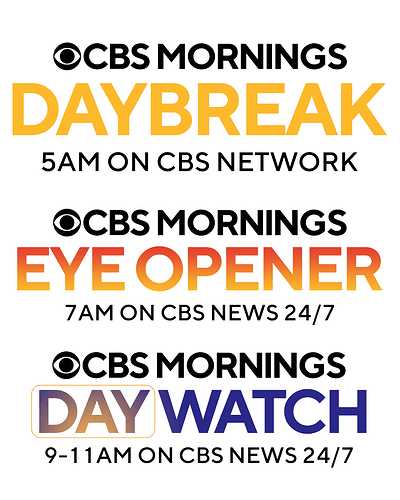 CBS Mornings strands