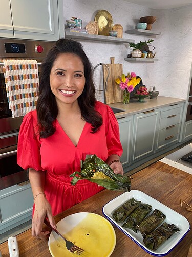Clarissa makes Otak Otak